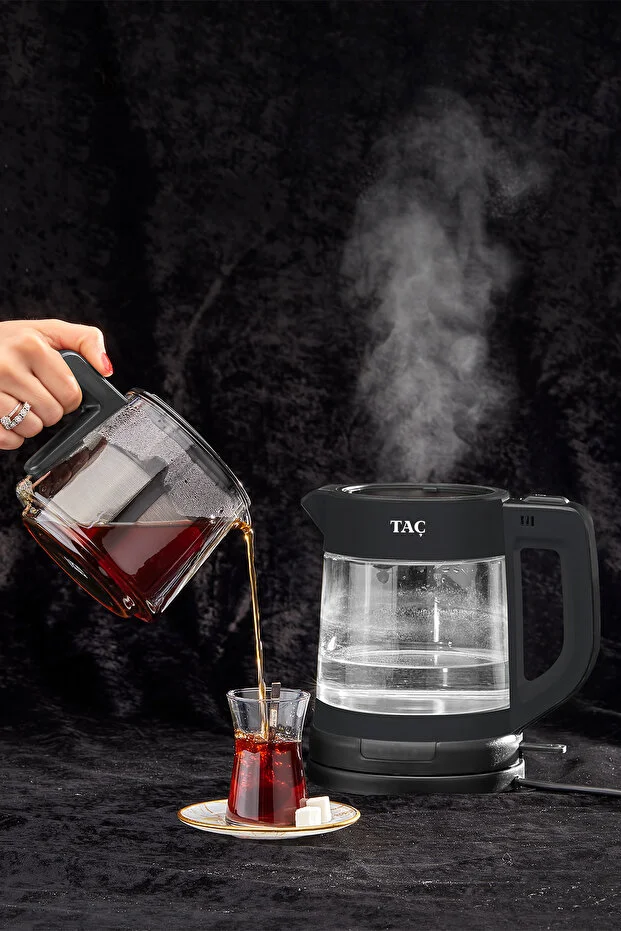 Glassdem Cam Demlikli Çay Makinesi